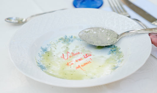 Pack Classique 2 Assiettes "Tu vas être Papi/Mamie !"